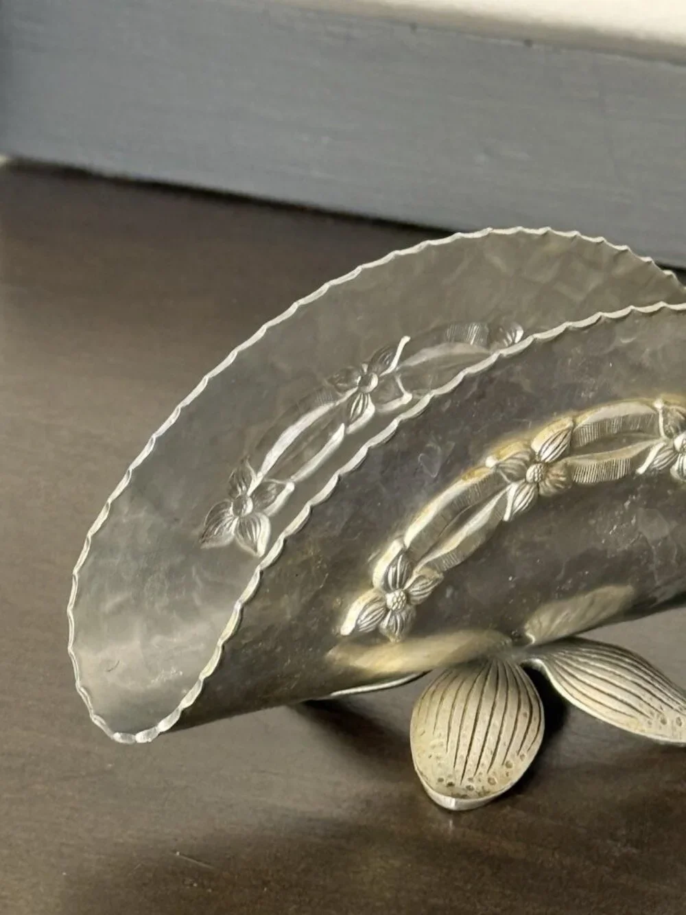 VTG Silver Metal Napkin/Mail Holder/Plate Stand/ Knife Holder Use Imagination!!